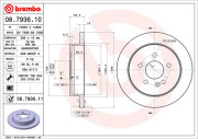 08.7936.10 Brzdový kotouč PRIME LINE BREMBO