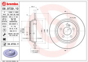 08.9729.10 Brzdový kotouč PRIME LINE BREMBO