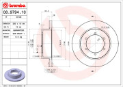 08.9794.10 Brzdový kotouč PRIME LINE BREMBO