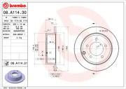 08.A114.30 Brzdový kotouč PRIME LINE BREMBO