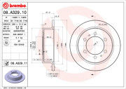 08.A329.10 Brzdový kotouč PRIME LINE BREMBO