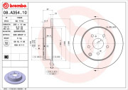 08.A354.10 Brzdový kotouč PRIME LINE BREMBO