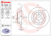 08.A536.10 Brzdový kotouč PRIME LINE BREMBO