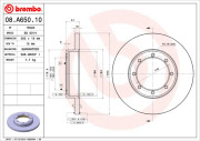 08.A650.10 Brzdový kotouč PRIME LINE BREMBO