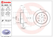 08.A920.10 Brzdový kotouč PRIME LINE BREMBO