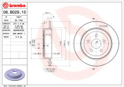 08.B029.10 Brzdový kotouč PRIME LINE BREMBO