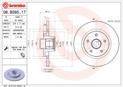 08.B395.17 Brzdový kotouč TWO-PIECE FLOATING DISCS LINE BREMBO