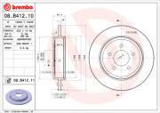 08.B412.10 Brzdový kotouč PRIME LINE BREMBO