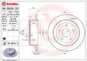 08.B529.21 Brzdový kotouč COATED DISC LINE BREMBO