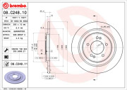 08.C248.10 Brzdový kotouč PRIME LINE BREMBO