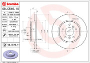 08.C546.11 Brzdový kotouč COATED DISC LINE BREMBO