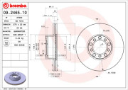 09.2465.10 Brzdový kotouč PRIME LINE BREMBO