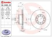 09.2465.20 Brzdový kotouč PRIME LINE BREMBO