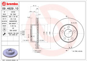 09.4629.10 Brzdový kotouč PRIME LINE BREMBO