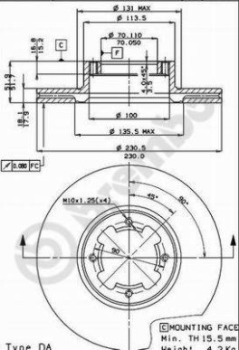 09.4919.10 Brzdový kotouč PRIME LINE BREMBO