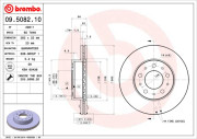 09.5082.10 Brzdový kotouč PRIME LINE BREMBO