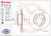 09.5142.24 Brzdový kotouč PRIME LINE BREMBO