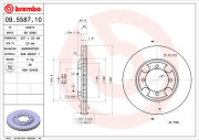 09.5587.10 Brzdový kotouč PRIME LINE BREMBO