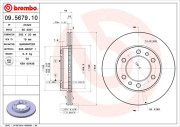 09.5679.10 Brzdový kotouč PRIME LINE BREMBO