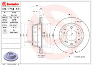 09.5784.10 Brzdový kotouč PRIME LINE BREMBO