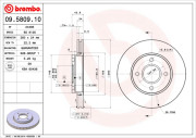 09.5809.10 Brzdový kotouč PRIME LINE BREMBO