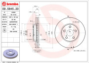 09.5845.20 Brzdový kotouč PRIME LINE BREMBO