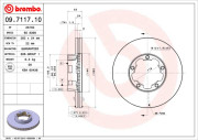 09.7117.10 Brzdový kotouč PRIME LINE BREMBO