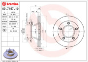 09.7157.10 Brzdový kotouč PRIME LINE BREMBO