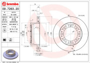 09.7263.20 Brzdový kotouč PRIME LINE BREMBO