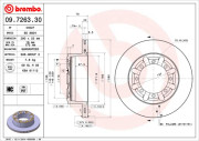 09.7263.30 Brzdový kotouč PRIME LINE BREMBO