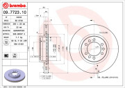 09.7723.10 Brzdový kotouč PRIME LINE BREMBO