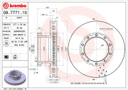 09.7771.10 Brzdový kotouč PRIME LINE BREMBO