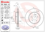 09.7823.10 Brzdový kotouč PRIME LINE BREMBO