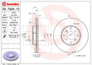 09.7928.10 Brzdový kotouč PRIME LINE BREMBO