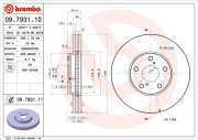 09.7931.10 Brzdový kotouč PRIME LINE BREMBO