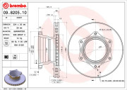 09.8205.10 Brzdový kotouč PRIME LINE BREMBO