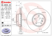 09.8555.20 Brzdový kotouč PRIME LINE BREMBO