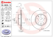 09.8609.10 Brzdový kotouč PRIME LINE BREMBO