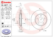 09.8977.10 Brzdový kotouč PRIME LINE BREMBO