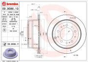 09.9086.10 Brzdový kotouč PRIME LINE BREMBO