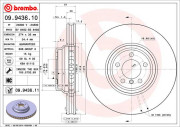 09.9436.10 Brzdový kotouč PRIME LINE BREMBO