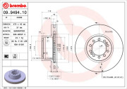 09.9494.10 Brzdový kotouč PRIME LINE BREMBO