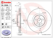 09.9586.11 Brzdový kotouč COATED DISC LINE BREMBO