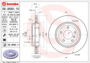 09.9590.10 Brzdový kotouč PRIME LINE BREMBO