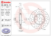 09.9619.1X Brzdový kotouč BEARING DISC LINE BREMBO