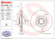 09.9760.10 Brzdový kotouč PRIME LINE BREMBO