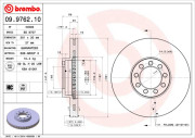 09.9762.10 Brzdový kotouč PRIME LINE BREMBO