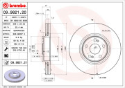 09.9821.20 Brzdový kotouč PRIME LINE BREMBO