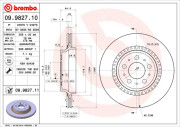 09.9827.10 Brzdový kotouč PRIME LINE BREMBO