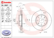 09.9997.10 Brzdový kotouč PRIME LINE BREMBO